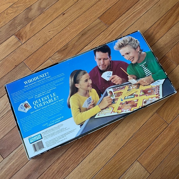 Vintage 90s Clue Parker Brothers Board Game - Picture 2 of 8